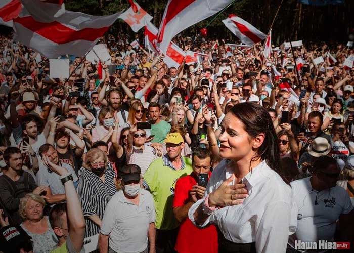 Svetlana Tijanóvskaya, la mujer que canalizó la ira contra Lukashenko