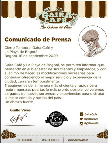  - La disputa entre la familia Vives habría causado el cierre del restaurante familiar