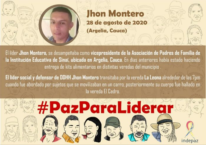 El dolor de Argelia en el Cauca tras enterrar a otro líder asesinado - -- Las2orillas - El dolor de Argelia en el Cauca tras enterrar a otro líder asesinado
