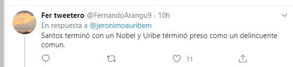  - Destrozan a Jerónimo Uribe por meterse con Juan Manuel Santos