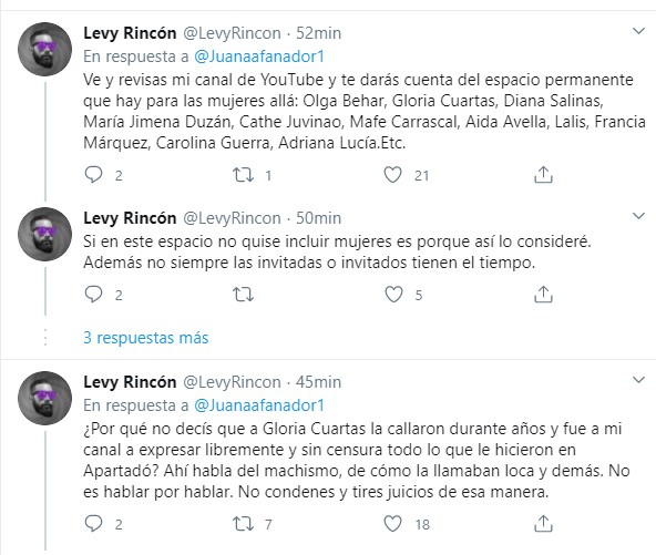  - Furia de las mujeres contra Levy Rincón por el machismo de su programa