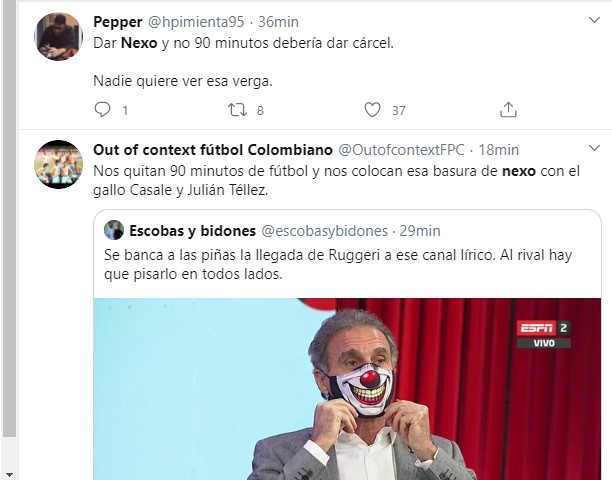 Indignación con ESPN Colombia por imponer programa de Antonio Casale - -- Las2orillas - Indignación con ESPN Colombia por imponer programa de Antonio Casale