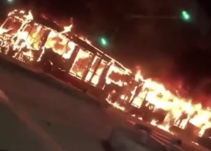 Nuevo bogotazo: ardió hasta Transmilenio