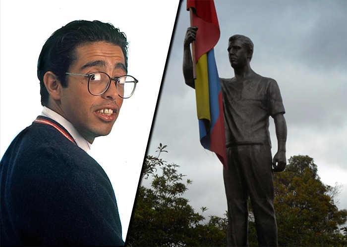 Los uribistas que quieren tumbar la estatua de Jaime Garzón