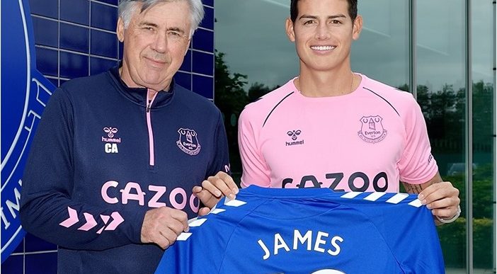  - James llegó gratis al Everton