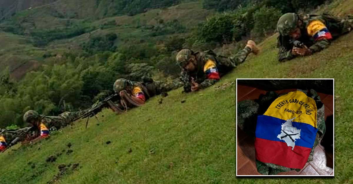 Así lucen las disidencias de las FARC en el Cauca. FOTOS Las2orillas
