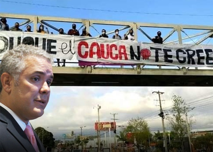 Crudo recibimiento a Duque en el Cauca: no más masacres