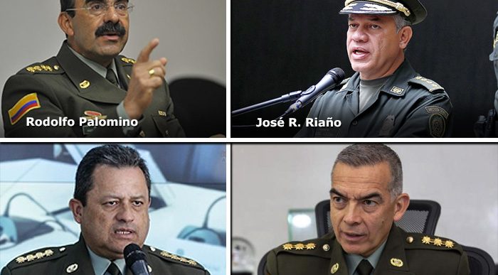  - Los generales a los que se les derrumbó la Policía