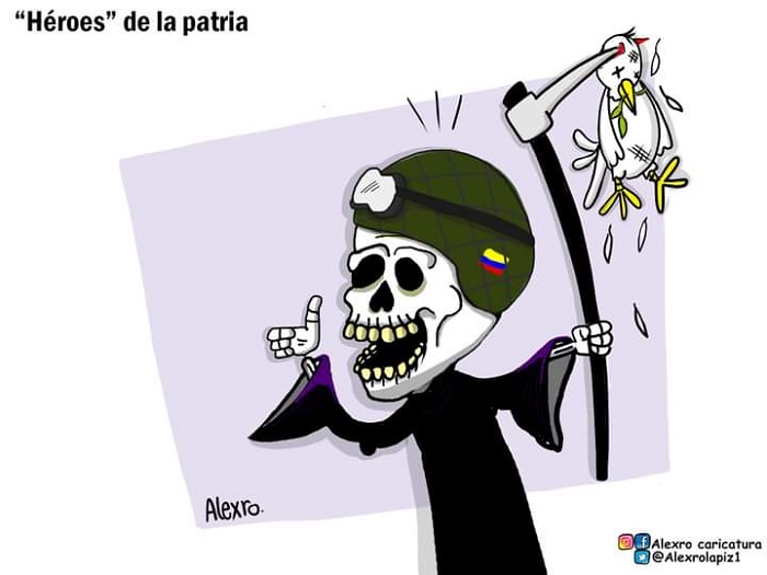 Caricatura: "Héroes" de la patria - Las2orillas.co