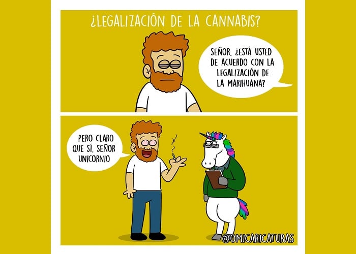 Caricatura: ¿Legalización de la marihuana?