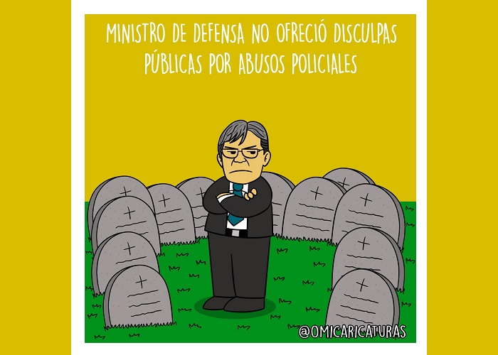 Caricatura: Mindefensa no se disculpa
