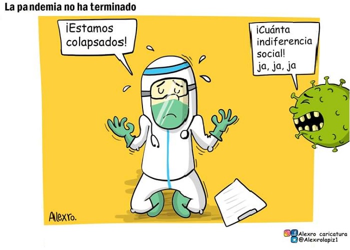 Caricatura: La pandemia no ha terminado