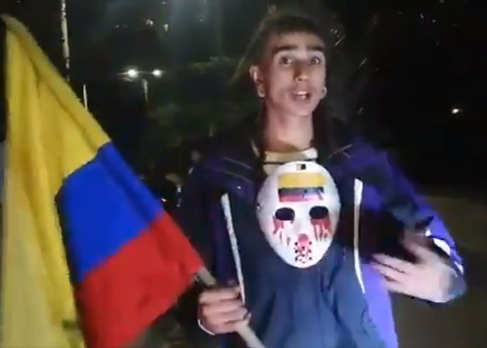 La humildad del joven que fue tildado por Claudia López de vándalo