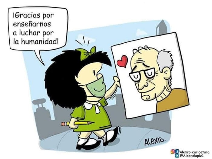Caricatura: ¡Hasta siempre, Quino!