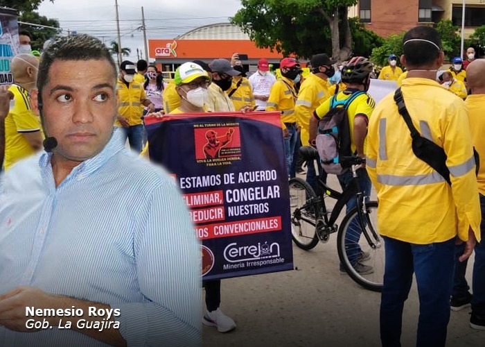 El Gobernador de La Guajira se le escondió a los líos del Cerrejón