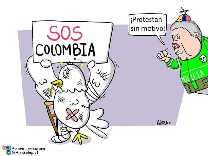 Caricatura: SOS Colombia