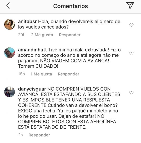  - ¿Avianca no responde por bonos de tiquetes? Lluvia de graves quejas en Instagram