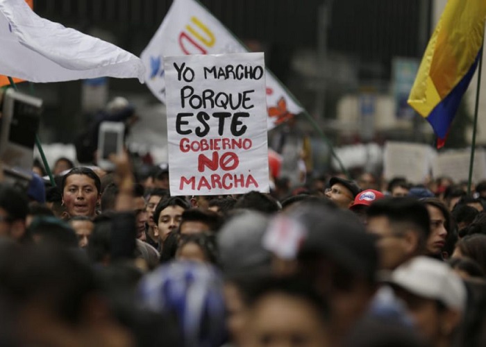Salir a las calles en un país como Colombia...