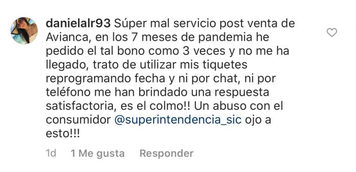  - ¿Avianca no responde por bonos de tiquetes? Lluvia de graves quejas en Instagram