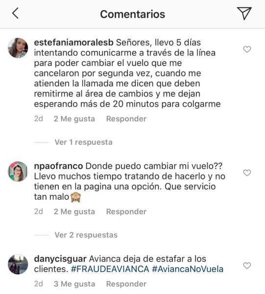  - ¿Avianca no responde por bonos de tiquetes? Lluvia de graves quejas en Instagram