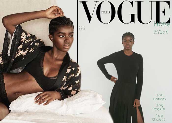 La bella negra colombiana que conquistó Vogue Italia