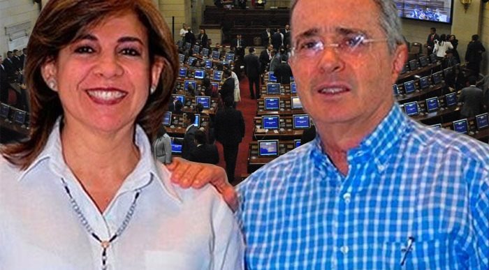  - Primer mandado de la senadora reemplazo de Uribe en el Congreso: referendo contra la JEP