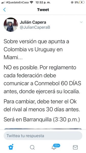  - Las ganas que tenía la Federación de que se jugara el partido en Miami