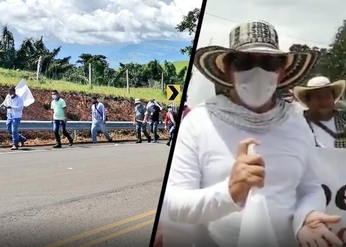 El excomandante Pastor Alape encabeza peregrinación desde el Meta: No más asesinatos