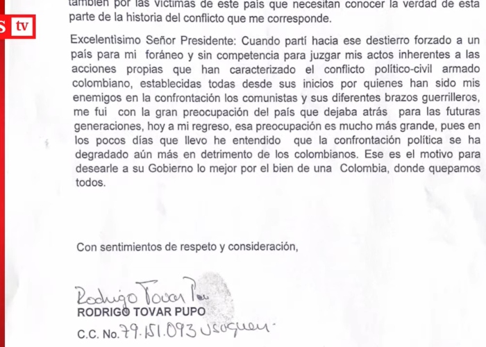 - Carta de Jorge 40 a Duque: teme por su vida