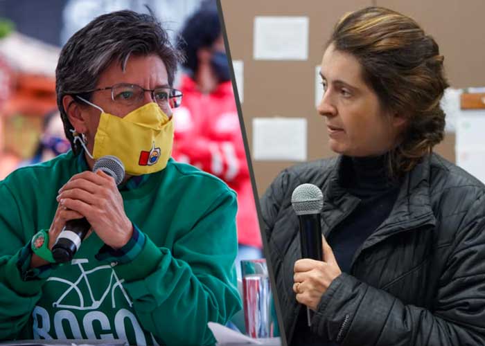 La rabia de Paloma Valencia con Claudia López por dejar entrar indígenas a Bogotá