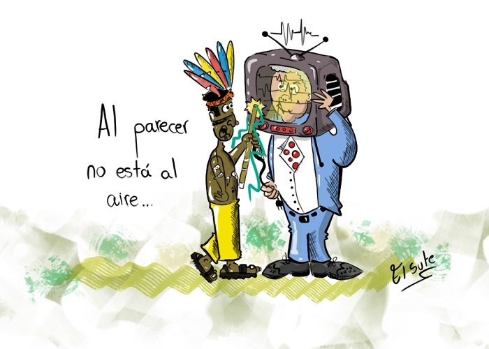 Caricatura: Duque, sin señal