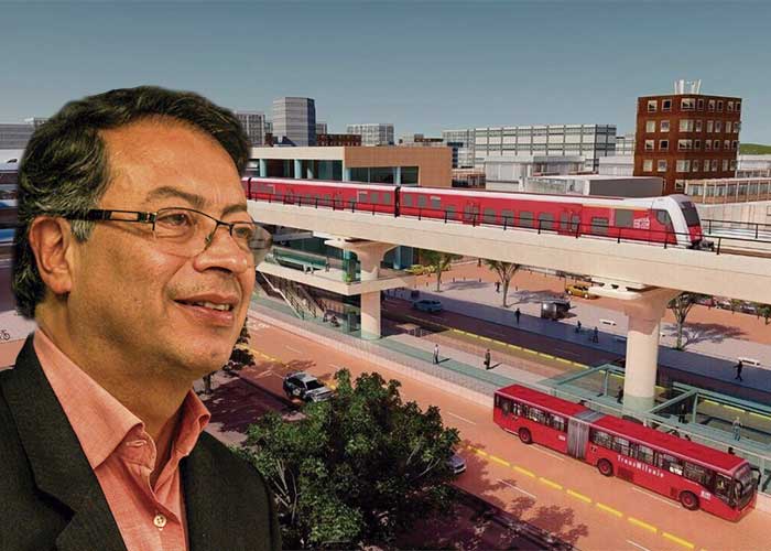 Petro se salió de la ropa contra Claudia López y el Metro