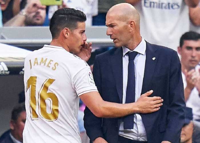 Los troncos por los que Zidane despreció a James