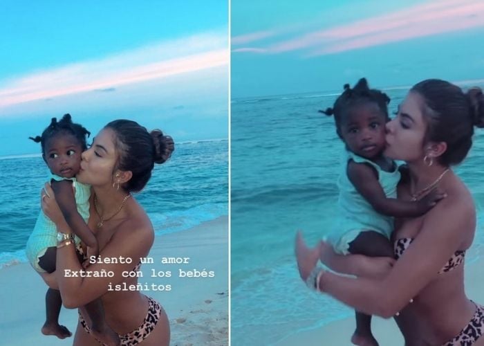 Racismo de influencer paisa al tratar como mascota a una bebé