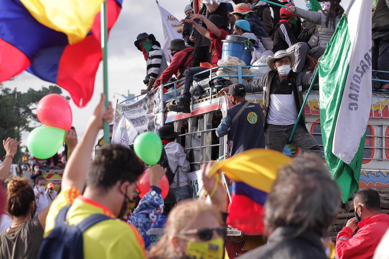 Bogotá apoya a la Minga, el único que no escucha es Duque