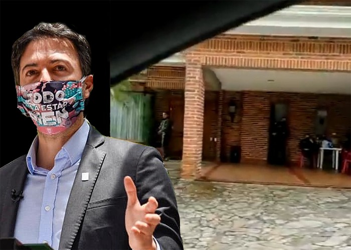 Los ataques uribistas a la casa del alcalde Daniel Quintero