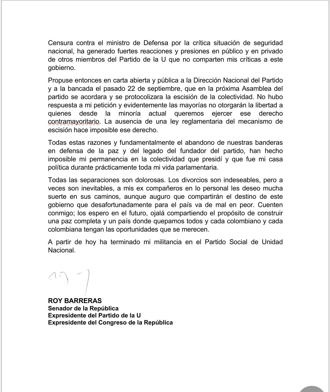 Roy Barreras arma rancho aparte en La U - -- Las2orillas - Roy Barreras arma rancho aparte en La U