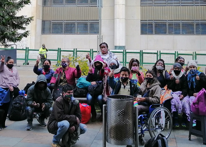 La toma de la Catedral Primada de Bogotá que hicieron las víctimas del conflicto
