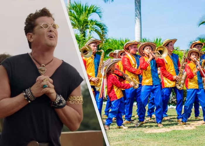 Carlos Vives exalta los músicos de la Banda de Baranoa