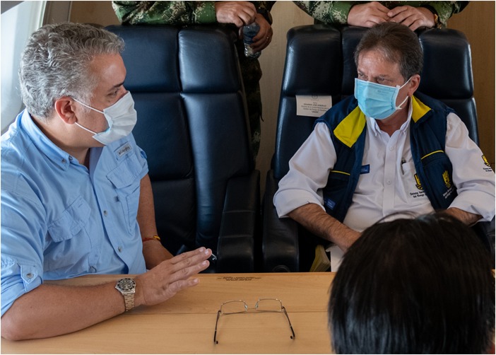 Duque pierde la paciencia con el director de la Unidad para la Gestión del Riesgo