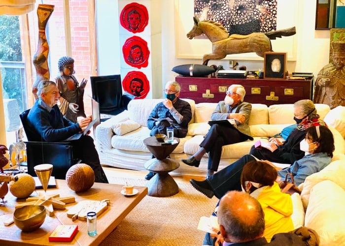  - César Gaviria le abrió su casa a la Comisión de la Verdad