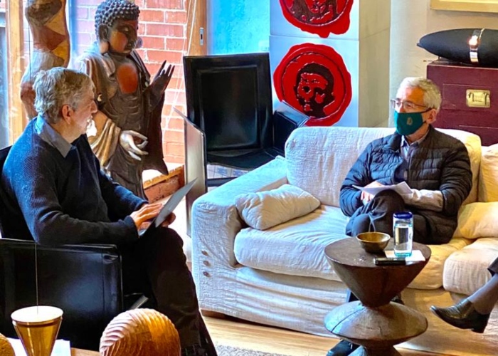 César Gaviria le abrió su casa a la Comisión de la Verdad