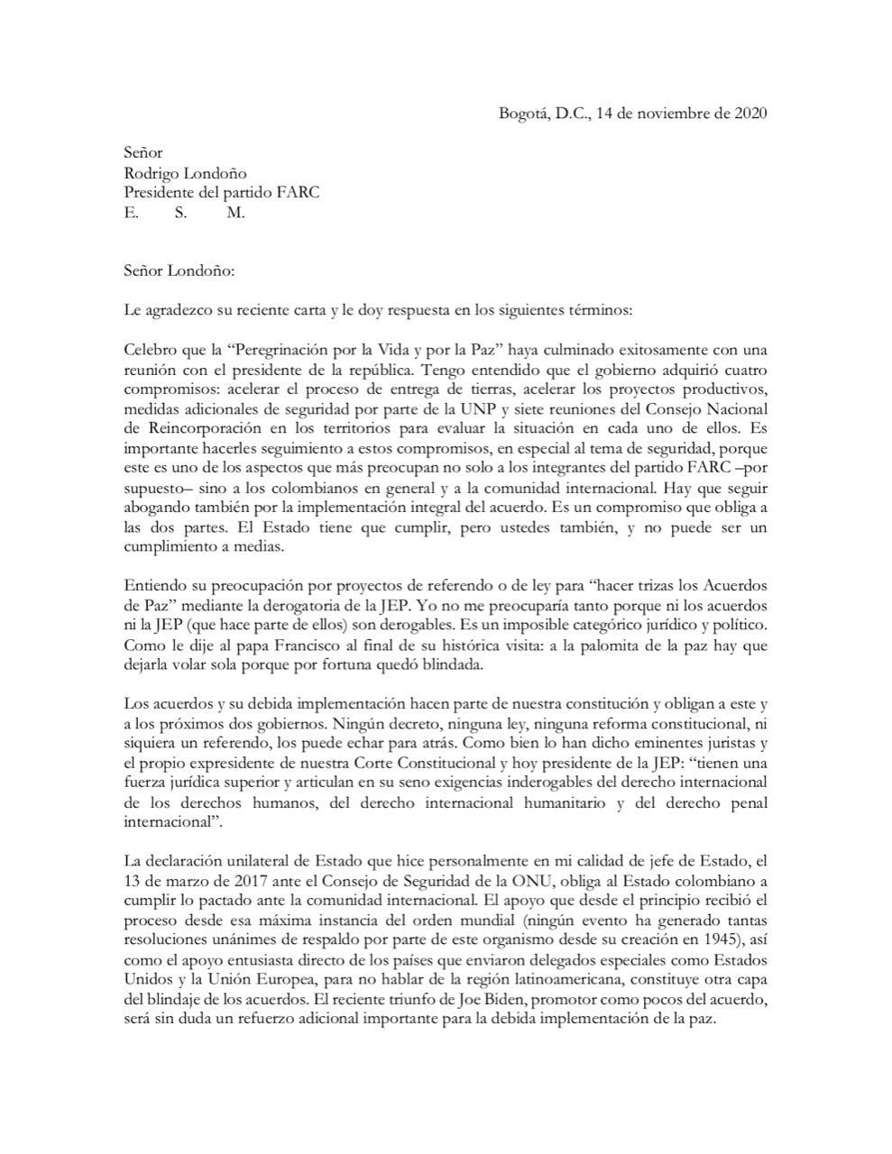  - Santos se remanga para defender el acuerdo de paz que firmó