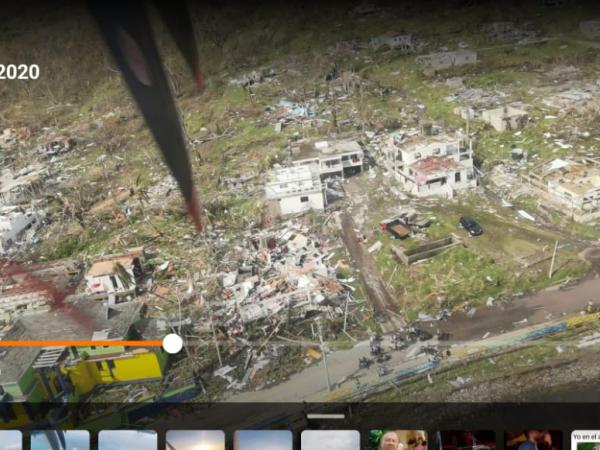  - Primeras imágenes de la devastación de Providencia