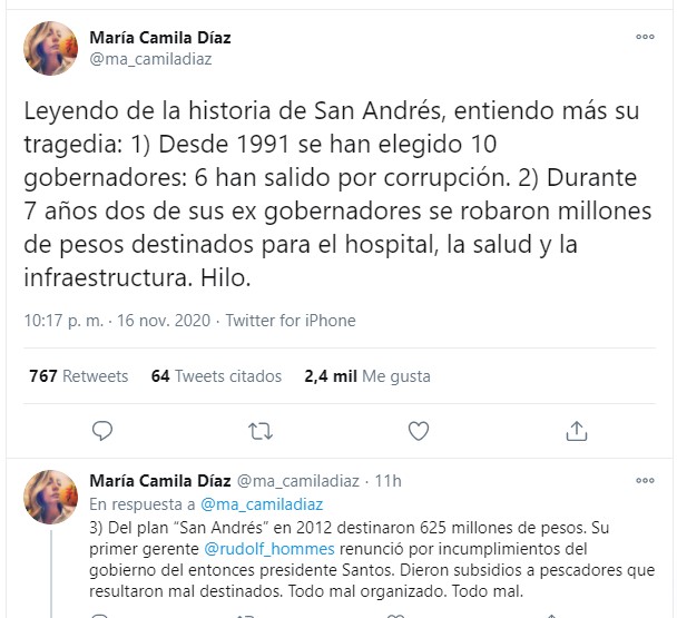  - Las desgracias que azotan a San Andrés