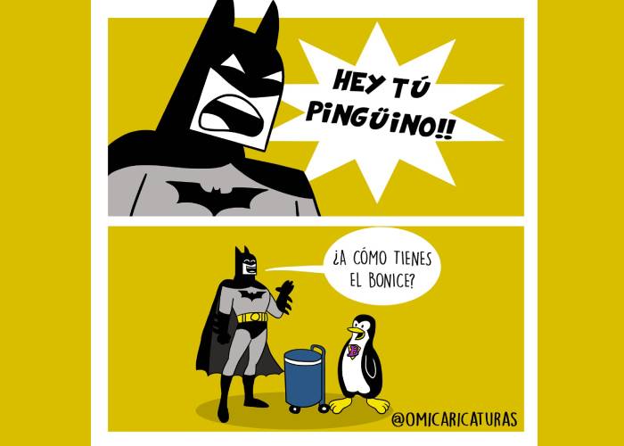 Caricatura: ¡Hey tú, pingüino!