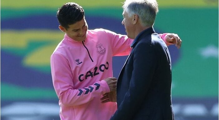  - Nada destruye el amor de Ancelotti por James