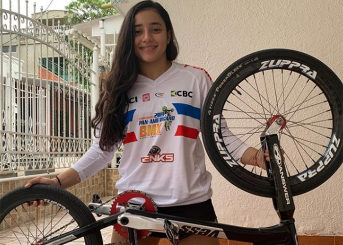 Sharid Fayad rumbo a Estados Unidos a competir con las grandes del BMX