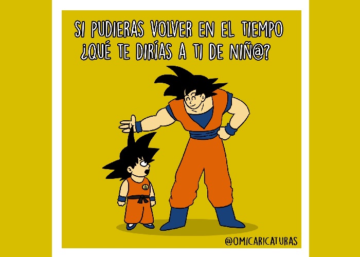 Caricatura: Si pudieras volver en el tiempo, ¿qué te dirías?