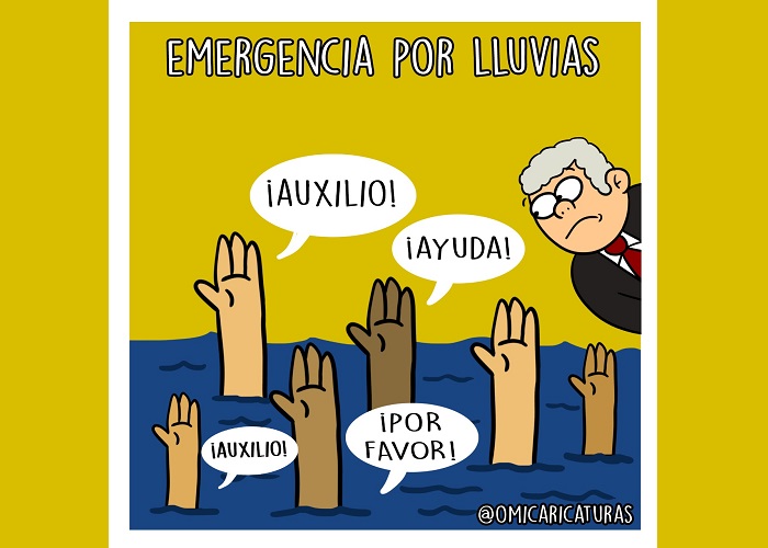 Caricatura: Duque y la emergencia en Colombia